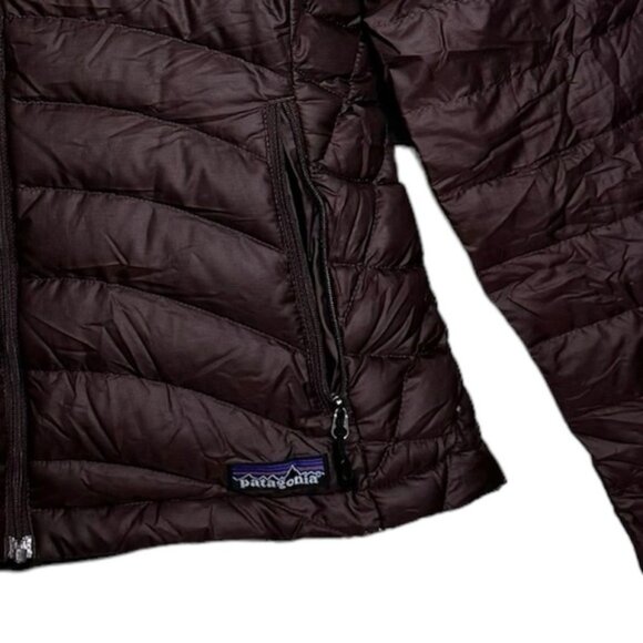 Patagonia Goose Down Sweater Puffer Jacket Packable Lightweight Zip Pockets Coat - Picture 6 of 16
